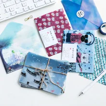 1 упаковка мультфильм Dream World кошка и собака полупрозрачный конверт сообщение карты письмо хранилище канцелярских товаров бумажные подарочные конверты