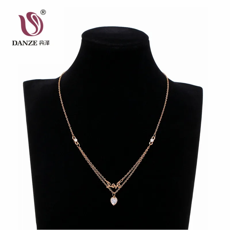 

DANZE Fashion Long Chain Heart Necklace Trendy Girl Female Pendant Necklaces For Women Jewelry Gifts Wholesale & Dropshipping