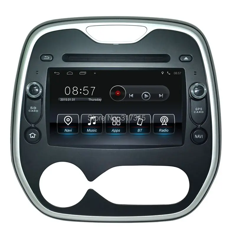 

Android 4.4 GPS Navigatiion Car DVD Player for Renault Captur 2013-2015 with Radio BT USB SD MP3 AUX Map Stereo Audio Video WIFI