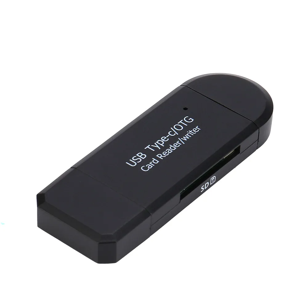 USB3.1 Тип C OTG SD/микро SD кард-ридер с USB 2,0 и микро-usb-штекер Перевозка груза падения Aug07