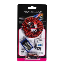 12 Leds Car LED lamps light Strobe lights kit for 1 10 1 8 HSP TAMIYA