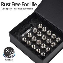 NICECNC 20PCS M12x1.25 Drift Wheel Rim Lugs Nut T304 Stainless Bolt Hellaflush For Nissan Frontier GT-R Juke Pickup Versa Xterra