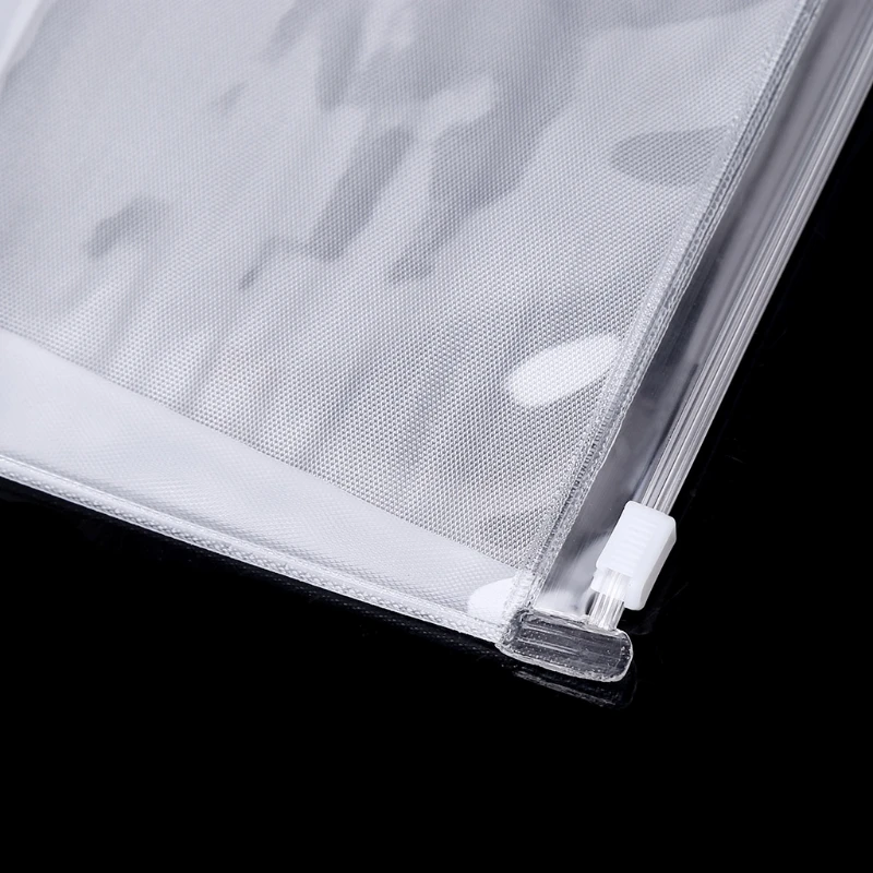 شفافة PVC حقيبة مستحضرات التجميل المحمولة للماء سستة سفر ماكياج المنظم