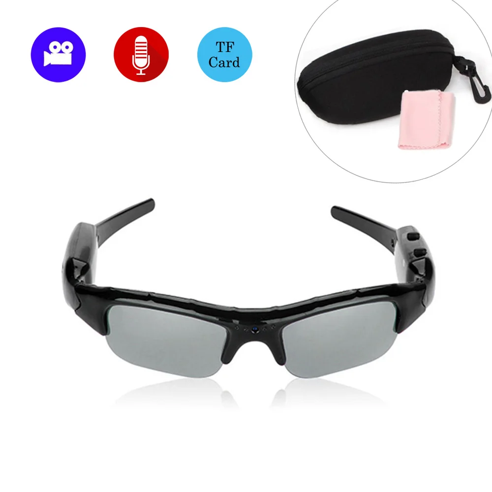 480P Glasses Camera Outdoor Sports Mini Polarizer Sunglasses Camcorder