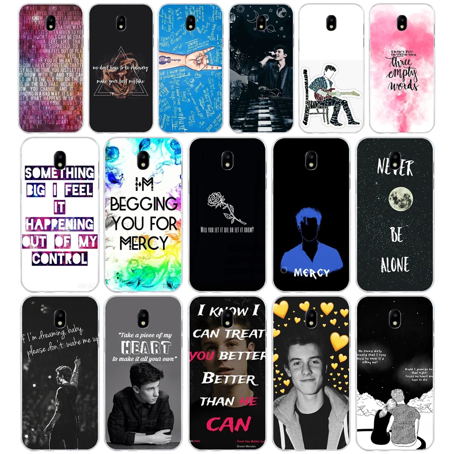 

115SD shawn mendes lyrics Flowers Soft Silicone Tpu Cover phone Case for Samsung j3 j5 j7 2015 16 17 j2 j4 prime j6 Plus 2018