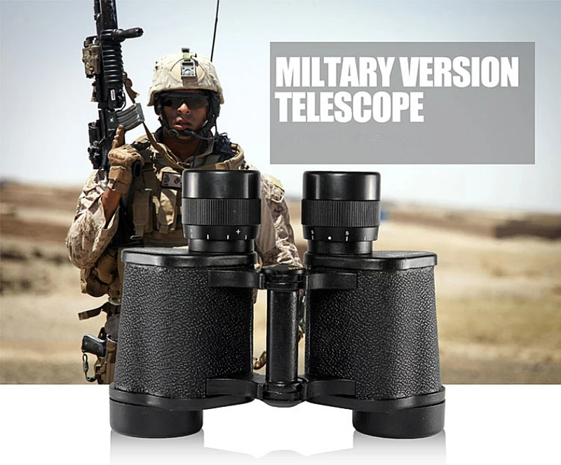 Мощный Военный бинокль Baigish 8X30 профессиональный телескоп полностью металлический армейский бинокль с дальномером окуляр для охоты