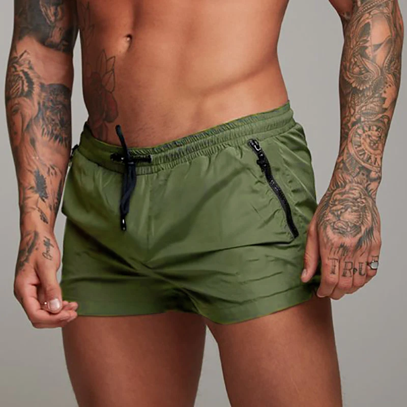 

New Swimwear Men Sexy Swimsuit Swimming Trunks sunga mayo Mens Swim Briefs Boxer Sports Shorts Surf Board Beach Shorts Beachwear