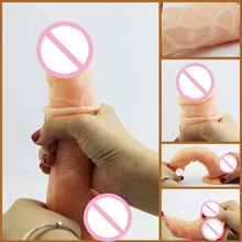 Dildo Realistic Huge Penis Sex Toys for Woman Silicone Real Rubber Dick Foreskin,Big Dildo Suction Dildo ,Adult Toy Sex Products