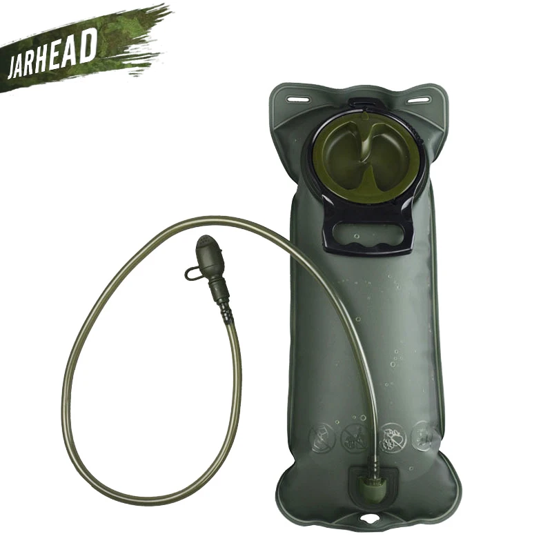 

2.5L TPU Bicycle Mouth Sports Water Bag Bladder Hydration Camping Hiking Climbing Military Green camelback