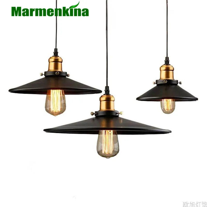 

Iron bronze Pendant light loft industrial light American village bar lamp retro restaurant living room cafe lamp AC110-240V