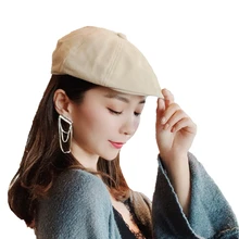 Women men Cotton Golf Driving Beret Cabbie Hat Newsboy Flat Autumn Winter Cap hat