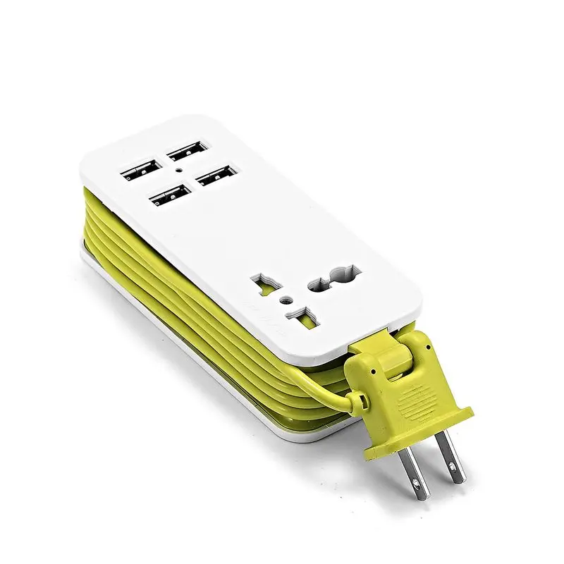 

US Japan Plug Power Strip With USB Portable Extension Socket 1.5m Cable Power Strip Travel Adapter USB Smart Phone Wall Charger