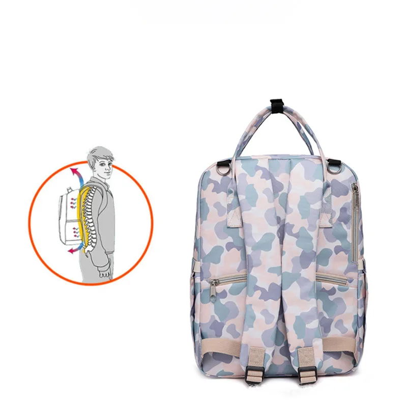 2018 Winter New Fashion Mummy Bag Female Shoulder Travel Backpack Multi-function Large Capacity Baby Out Pregnant Women Maternal02