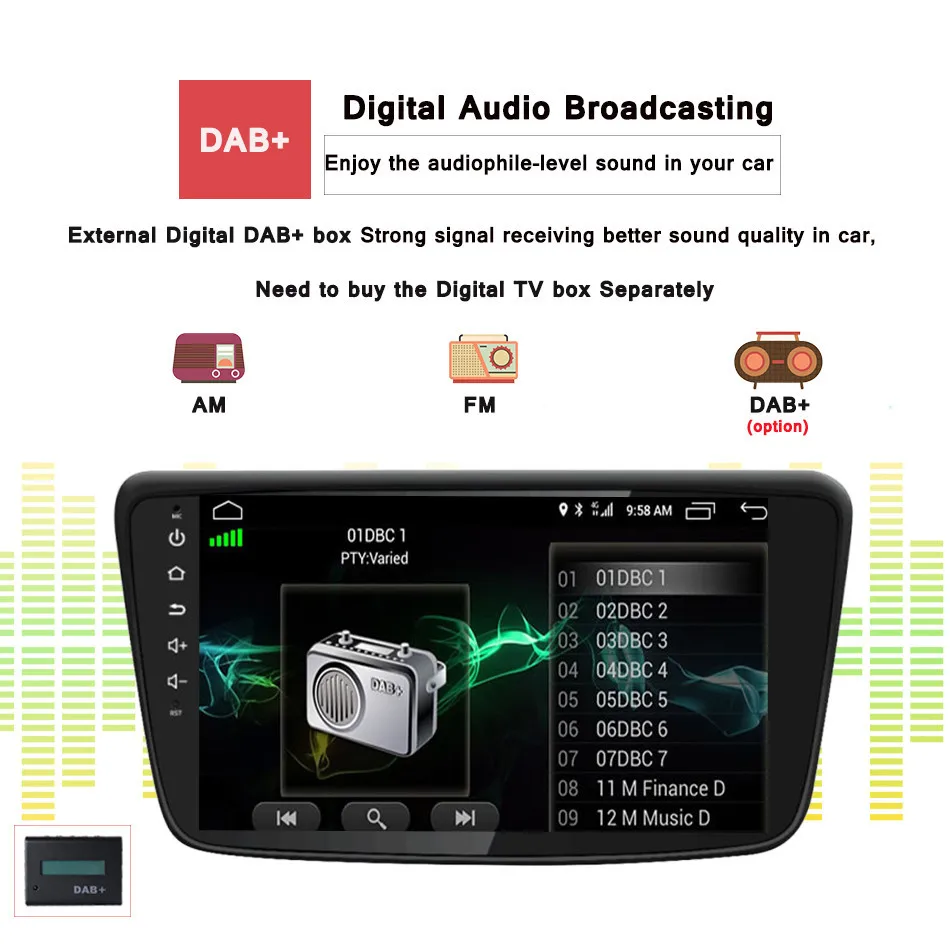 Perfect Android 9.0 4GB+64GB Car video dvd player music pc tablet tape media unit gps navi for SUZUKI BALENO 2015 usb sd aux rds dvr dab 14