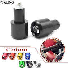 1 Pair 7/8 22MM Motorcycle Handlebar Ends Weights Plug Slider Bike Handlebar Grips Ends Universal For Kawasaki ZZR600 ZX6R ZX63 1 pair 7 8 22mm motorcycle handlebar ends weights plug slider bike handlebar grips ends universal for kawasaki zzr600 zx6r zx63
