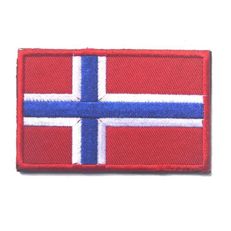 Флаг патч 1 Исландия Норвегии Швеции Дания Финляндия Флаг Вышивка патч подходит для DIY Одежда в полоску поверхность крюка