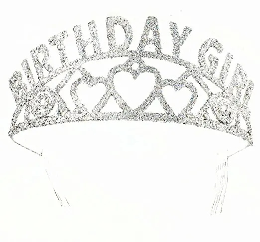 Forum Novelties Glitter Tiara Birthday Girl