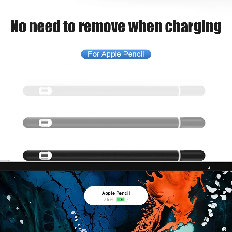 Защитный чехол для Apple Pnecil 4 в 1 противоударный накладка Slilicone ipad планшета наборы