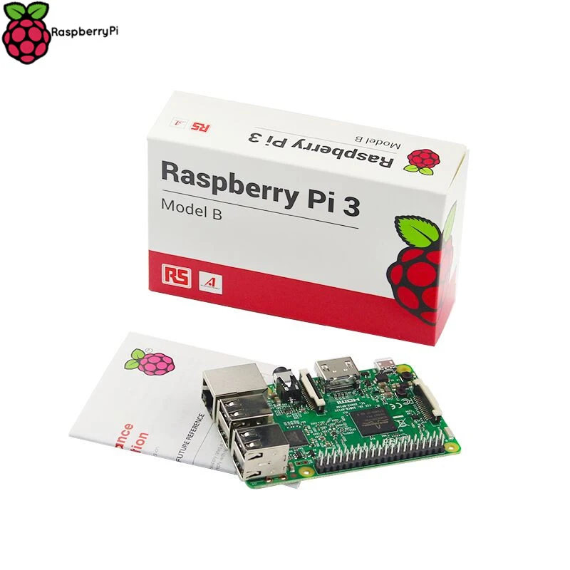 RS Version Made in UK Original Raspberry Pi 3 Model B RPI 3 with 1GB LPDDR2  BCM2837 Quad-Core WiFi&Bluetooth4.0