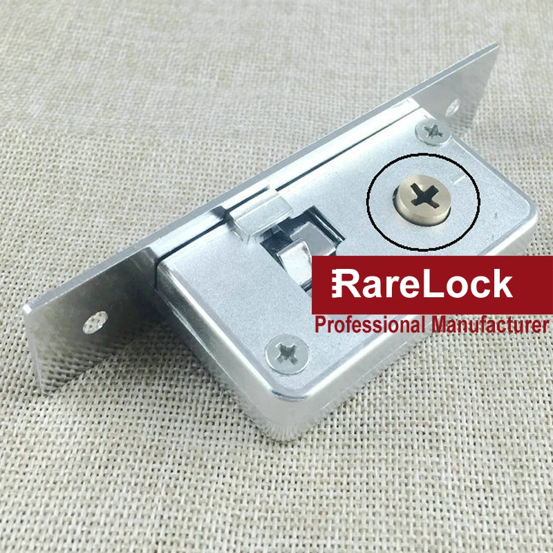 Rarelock раздвижной дверной замок цилиндр для спальни аксессуары для ванной комнаты шкаф домашнее оборудование безопасности с ключами DIY MS536 hh