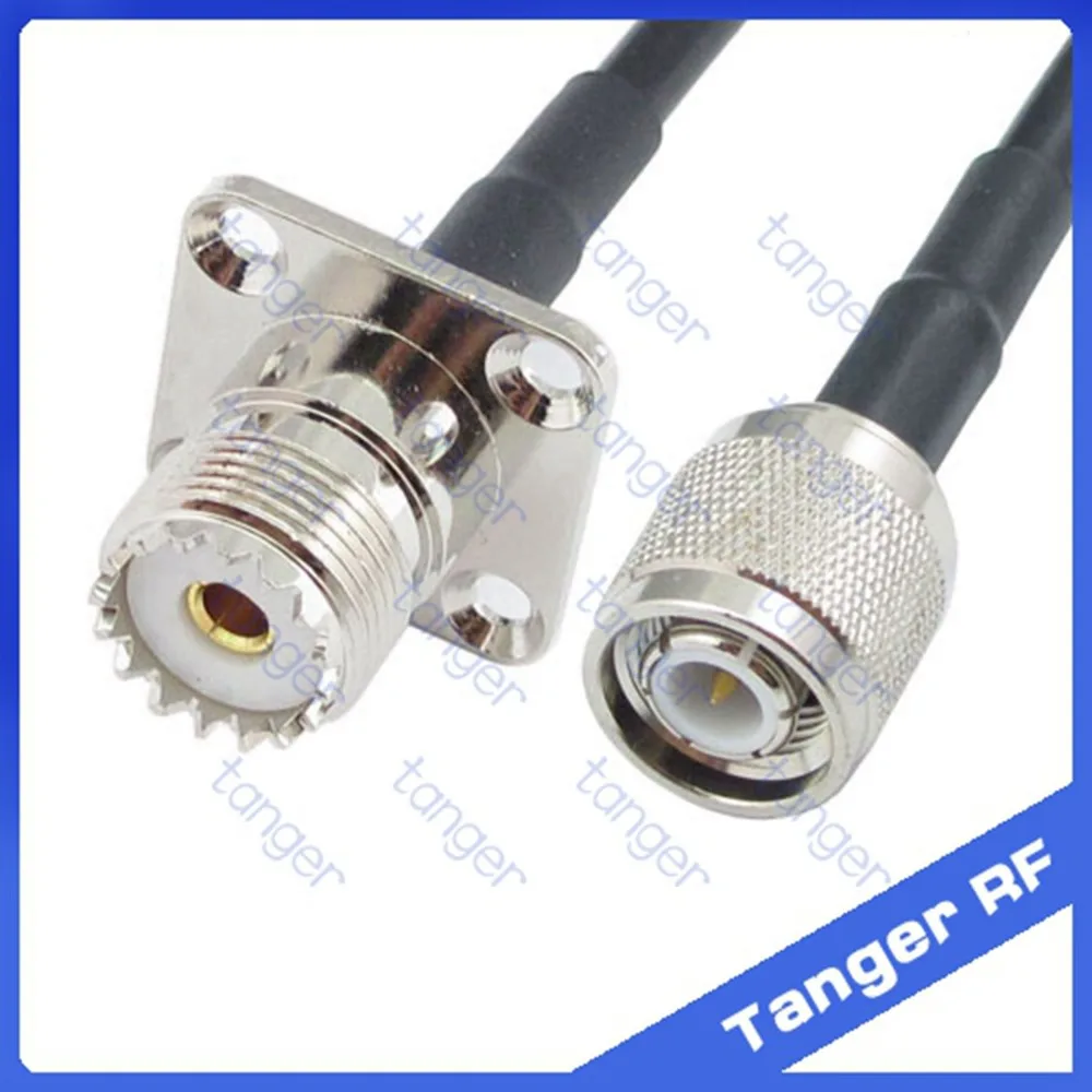 N female to TNC male straight crimp RG58 cable jumper pigtail 50cm