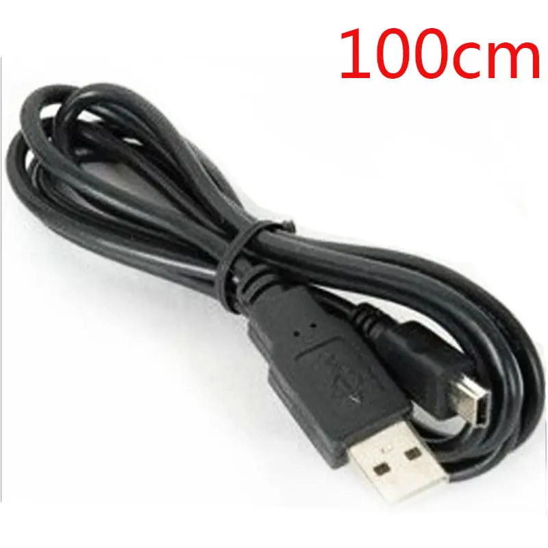 1 шт., длина 80/100 см, Лучший черный USB 2,0 A папа-мини 5 Pin B, кабель для зарядки и передачи данных, шнур, адаптер, usb удлинитель