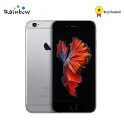 Apple iPhone 6 S Plus 5,5 "2 ГБ Оперативная память 16/64/128 ГБ Встроенная память 12.0MP Камера iOS LTE 4 К видео Dual Core сотовый телефон с Touch ID