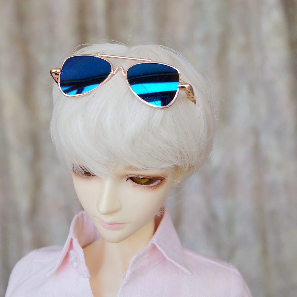 BJD солнцезащитные очки синие Harley Bookman Prop для 1/3 24 &quot60 см SD SD17 70 DD DOD DK Volks Doll