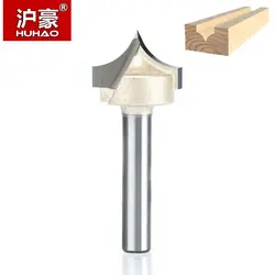 HUHAO 1pcs 1/4" 1/2" Shank Woodworking Cutter Double Edging Router Bits for wood carbide Woodworking Engraving Tools carving bit