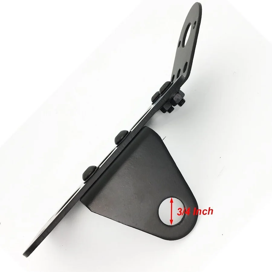 Black Side Mount Motorcycle License Plate Bracket Fit For Harley Chopper Accessories License Plate Bracket (3)