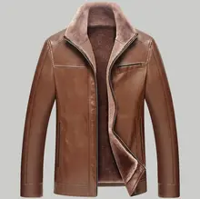 top 2016 brand Men Long New Leather Jacket Jaquetas Couro Men Leather Jacket Genuine Leather Jacket Men Male Winter Jacket Coat