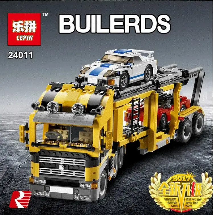 

LEPIN 24011 Technic Series Three in One Highway Transport Set Educational Model Building Blocks Brick Toys Gift LegoINGlys 6753