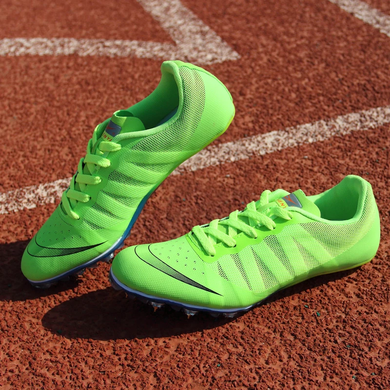 

Original Women Track and Field Spikes Outdoor Man Tracking Shoes Luxury Brand Student Unisex Track and Field Trainers Spike Shoe