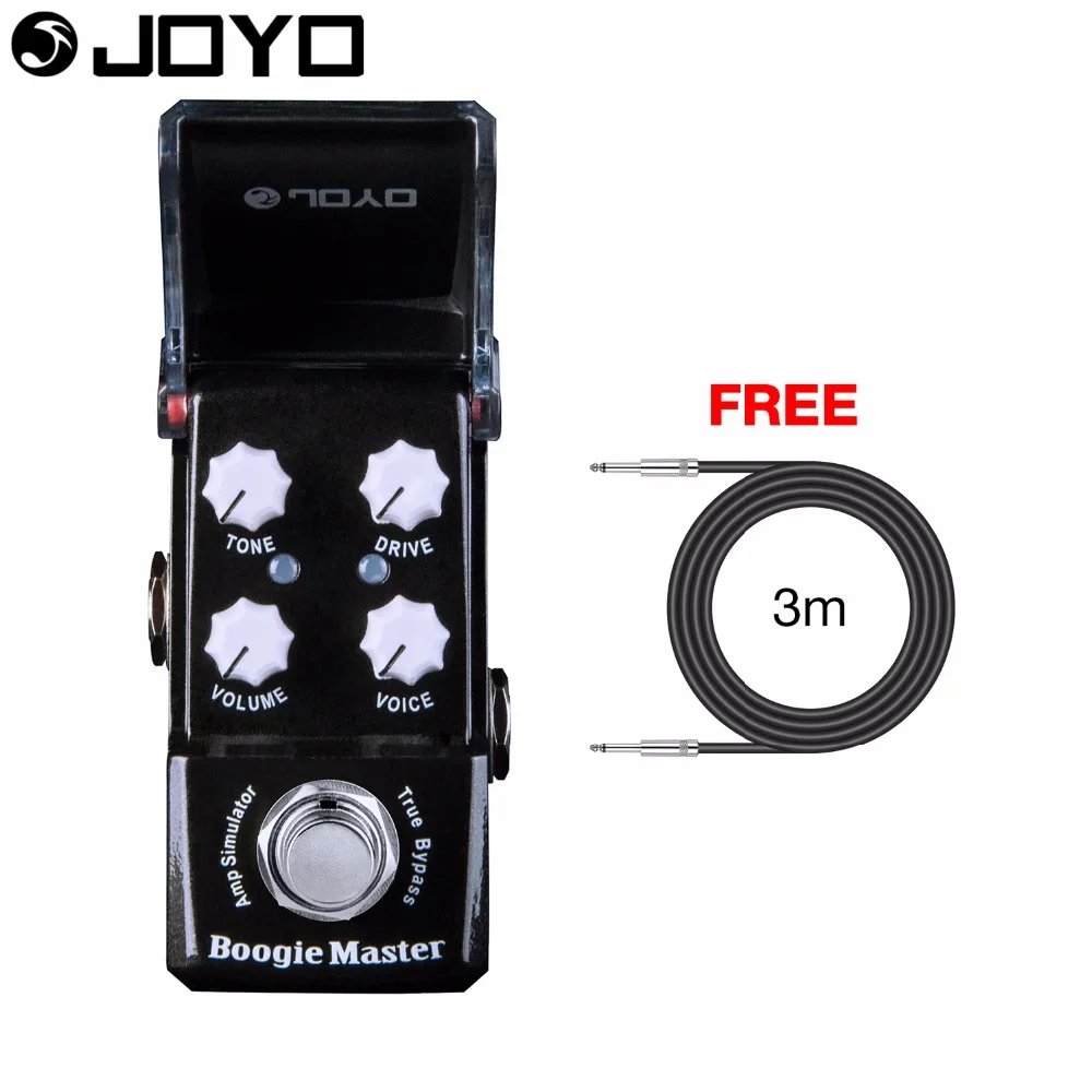 Joyo Boogie мастер Amp симулятор Электрогитары педаль эффектов Правда Обход звуки
