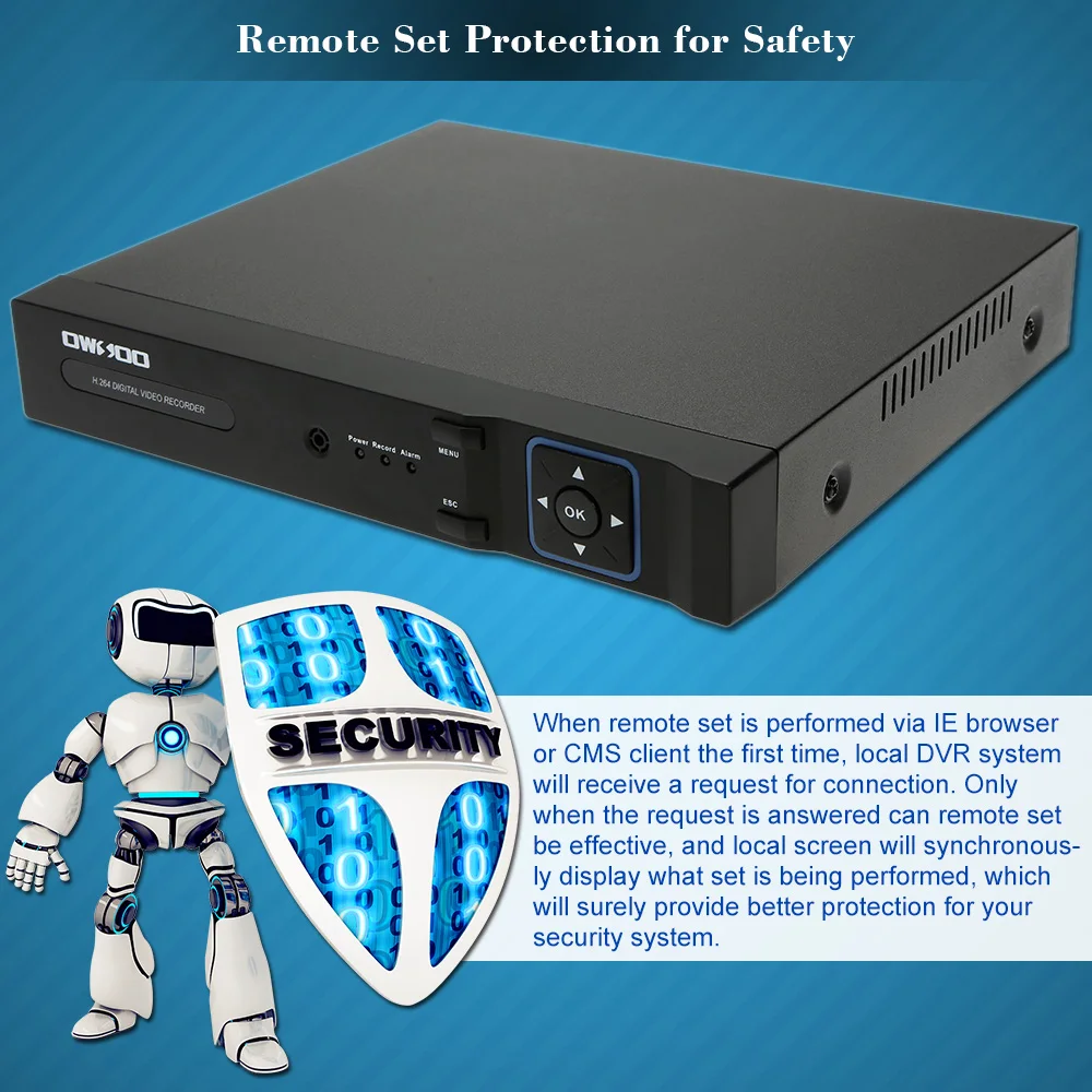 8-канальный Onvif 1080P NVR AHD DVR 5в1 охранный видео рекордер Система видеонаблюдения P2P Сетевая безопасность телефон контроль движения Обнаружение