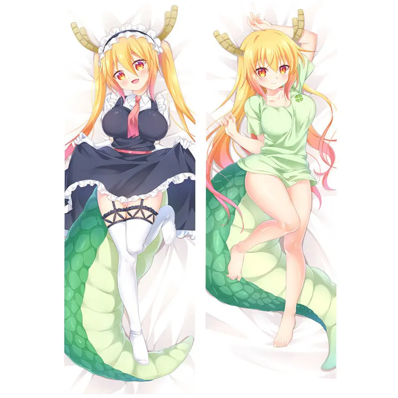 Amellor аниме Kobayashi-san Chi no Maid Dragon Dakimakura Чехол на подушку сексуальный в натуральную величину обнимающий Чехол на подушку gitfs - Цвет: 2