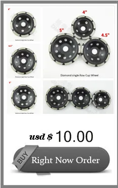 DIATOOL 2 шт/pk 100 мм Алмазный Однорядный шлифовальный круг для бетонной кладки " шлифовальный диск Диаметр 20/16 мм шлифовальный диск