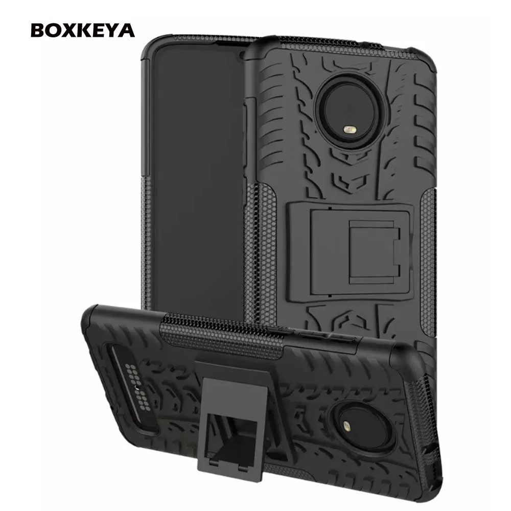 Прочный армированный чехол для Moto One Power P30 Note E5 Z3 Z4 Play G7 G6 Plus X4 мягкий из ТПУ и