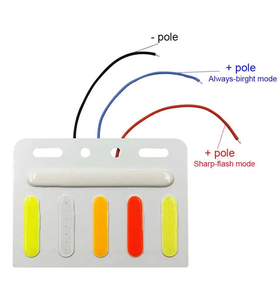 5 Colors Flash Led Lights for Truck Decoration Lamp 24V COB LED Bulb Lorry Warning Strobe Lamp DC24V LED Lighting Traffic Light (2)