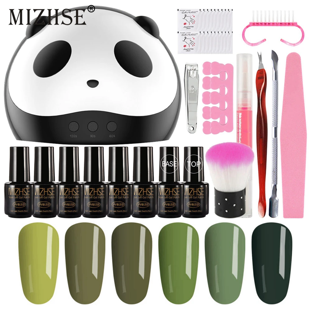 MIZHSE УФ гель АРТ наборы для ногтей 36 w Сушилка для ногтей лампы Маникюр УФ Гель-лак Set для лак для ногтей набор инструментов для маникюра гель лак