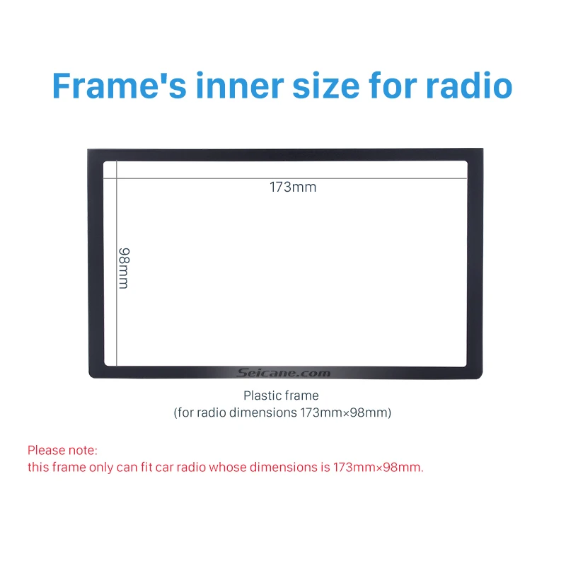 Seicane 173*98 мм 2Din Рамка Авто стерео панель Автомобильная Радио панель для Buick CHEVROLET Aveo SUZUKI HOLDEN Dash аудио Лицевая панель комплект