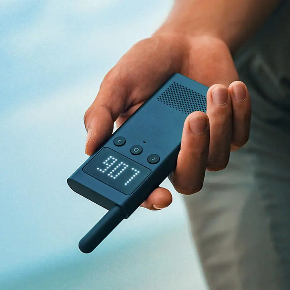 Xiaomi Mijia Walkie Talkie 1S 20 каналов двухстороннее радио Смарт Bluetooth Interphone USB зарядка 430-440 МГц приложение расположение поделиться
