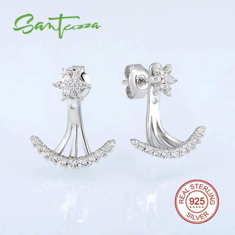 E308737WCZSL925-SV1-Silver Earrings