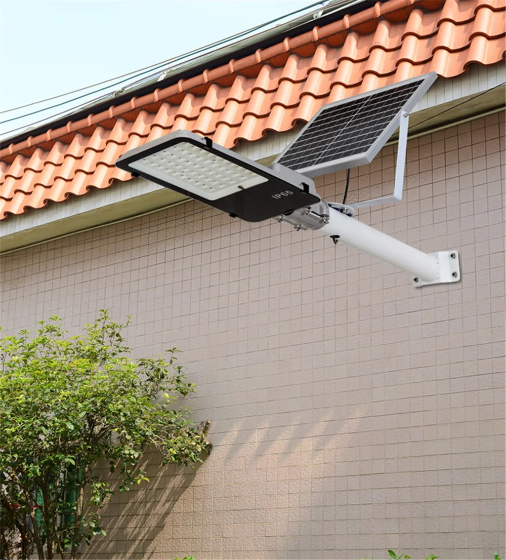 Lâmpada de Parede ao ar Remoto para Jardim de Estrada Luz de Rua à Prova Venda Quente 50 100 Solar Led Livre Dwaterproof Água Maior Buitenlamp Controle 30 w - 6 Venda quente 30 w50 w100 w solar