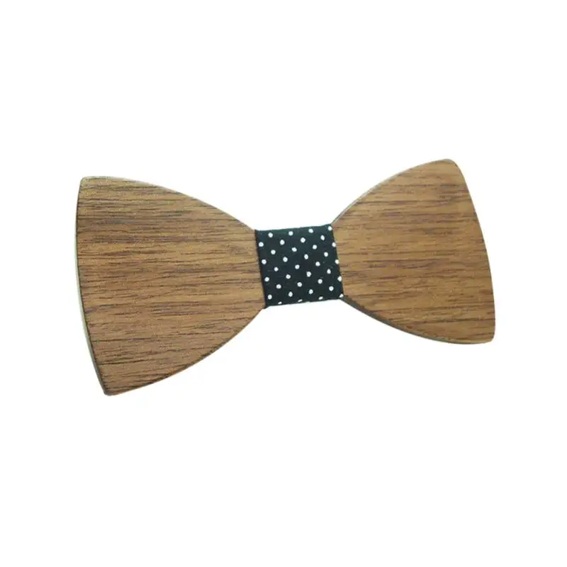 Модный деревянный галстук-бабочка для мальчиков, детские галстуки-бабочка, деревянный галстук, детская деревянная бабочка
