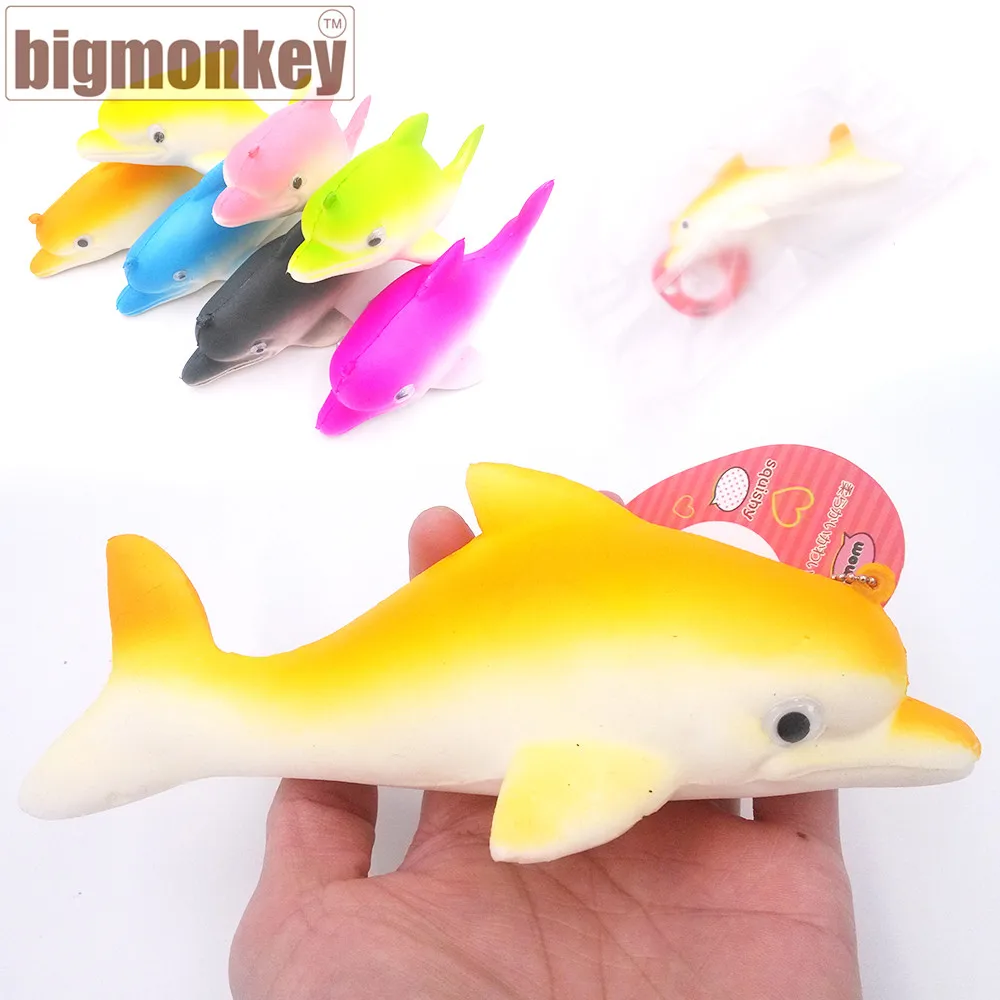 imágenes para Mono grande 17.5 cm nueva Kawaii Animal lento aumento de Delfines con encanto blando squeeze toy imágenes para Mono grande 17.5 cm nueva Kawaii Animal lento aumento de Delfines con encanto blando squeeze toy