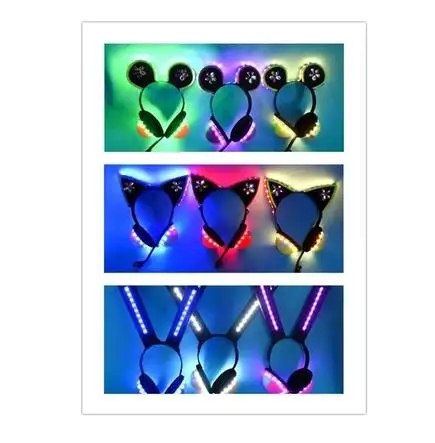  2019 HOT AnimeLove-live Gaming Wecken Lightening Headset Cosplay Alle Mitglieder Cosled Requisiten 