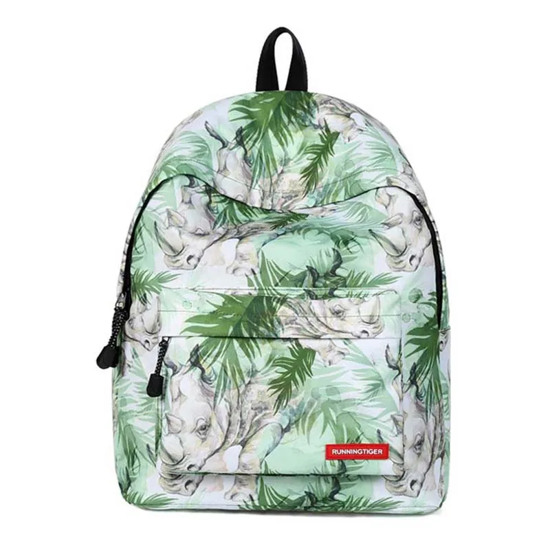 

Animal rhino backpack Women school Bag waterproof teenagers man computer feminina Backpack laptop backpack schoolbag