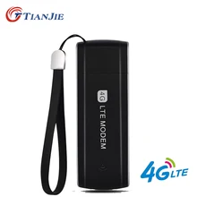 Tianjie modem usb desbloqueado alta velocidade, modem 3g 4g lte usb 4g adaptador universal de rede usb, cartão sim