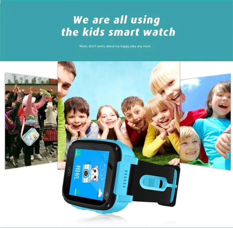Children's Smart Watch W08 Anti Lost Child Tracker SOS Smart Monitoring Positioning Phone Kids Baby Watch Compatible IOS Android (4)